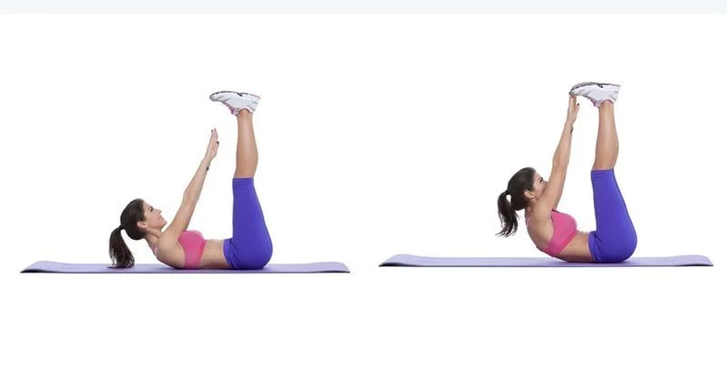 How to perform Vertical leg crunch