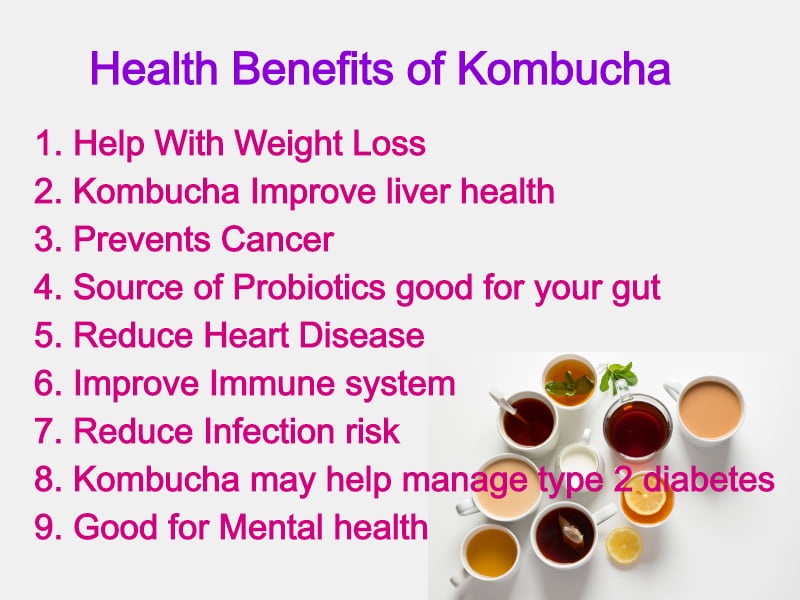 kombucha health benefits