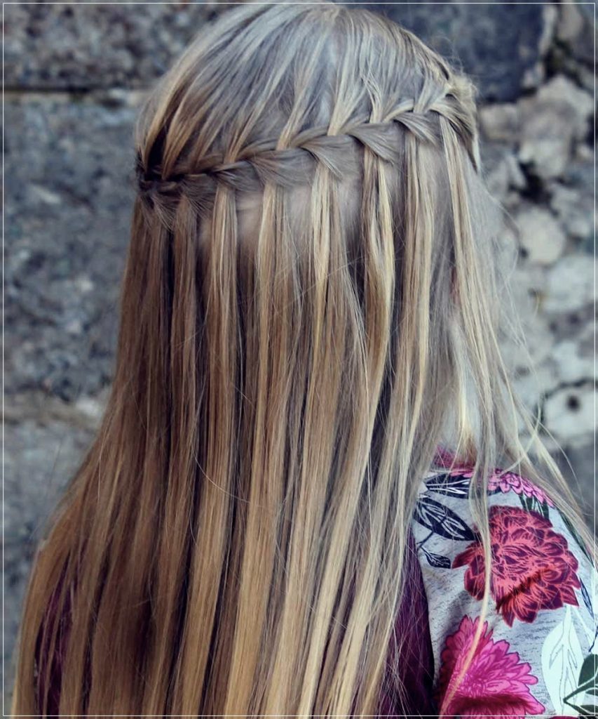 Waterfall Braid Hairstyles 