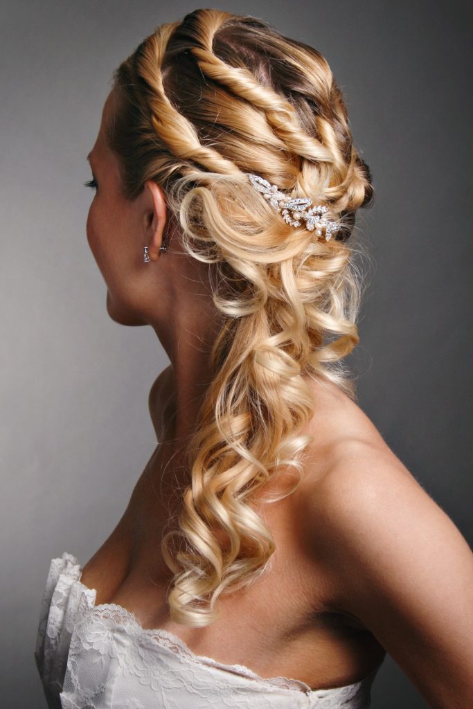 side ponytail hairstyles for wedding