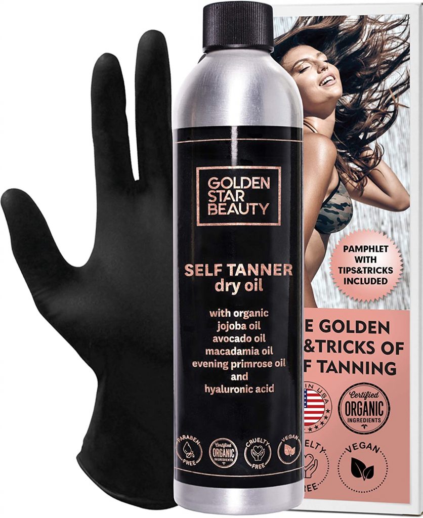 Golden Star Beauty Self Tanning Oil