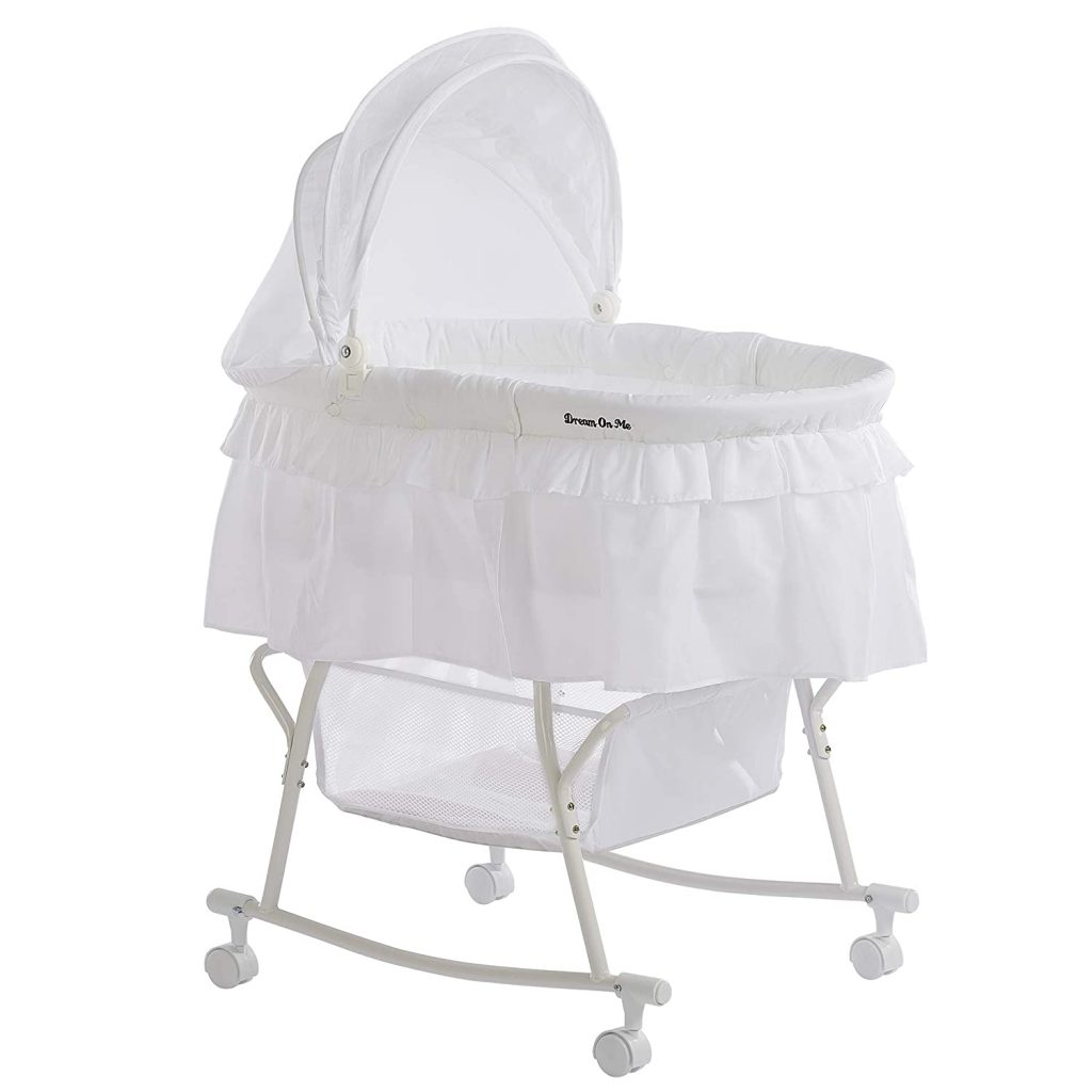 Dream On Me Lacy Portable 2-in-1 Bassinet
