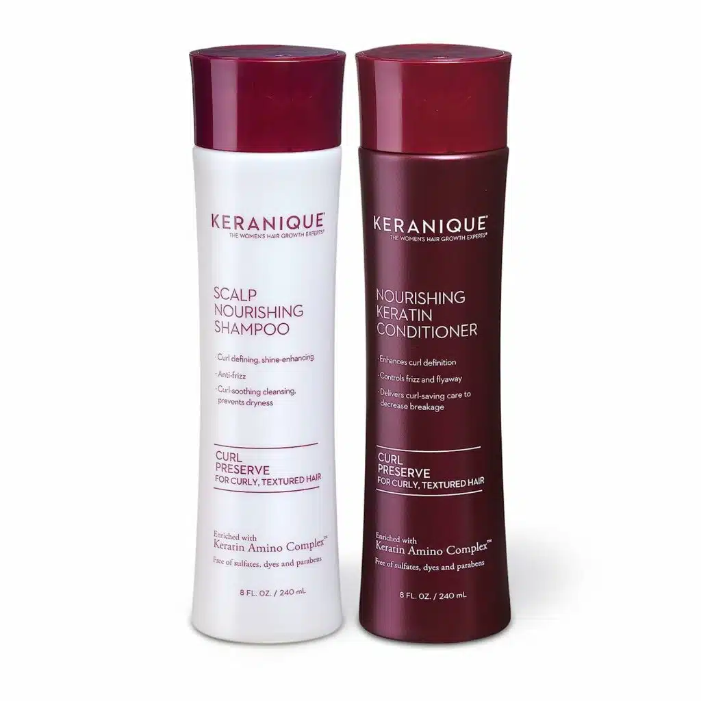 keranique curly conditionsers